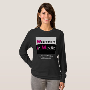 T-shirt Femmes Dans Les Médias Tee - shirt À Longs Manches