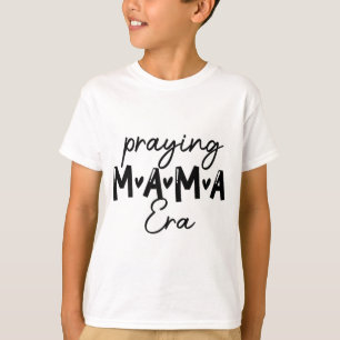 T-shirt Femmes Dans Ma Prière Maman Era Maman Mère chrétie