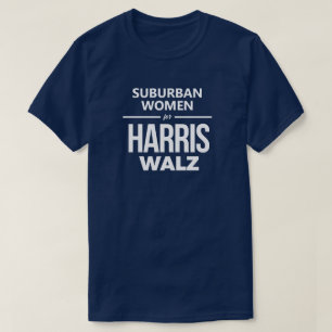 T-shirt Femmes de banlieue pour Harris Walz