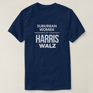 T-shirt Femmes de banlieue pour Harris Walz