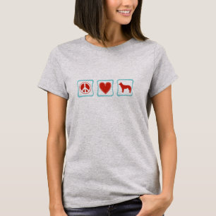 T-shirt Femmes de carrés de chiens de traîneau sibérien