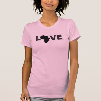 T-SHIRT FEMMES DE COULEUR DE L-VE AFRIQUE