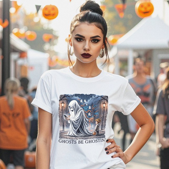 T-shirt Femmes de Ghosts Be Ghostiln' (Créateur téléchargé)