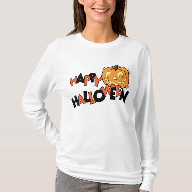 T-SHIRT FEMMES DE HOLLOWEEN (Devant)