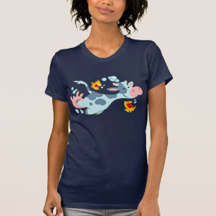 T-shirt Femmes de la vache de mer et amis du poiss