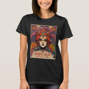 T-shirt Femmes de Mardi Gras vintage 