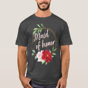 T-shirt Femmes de mariage Fête de Bachelorette Fleurs Flor
