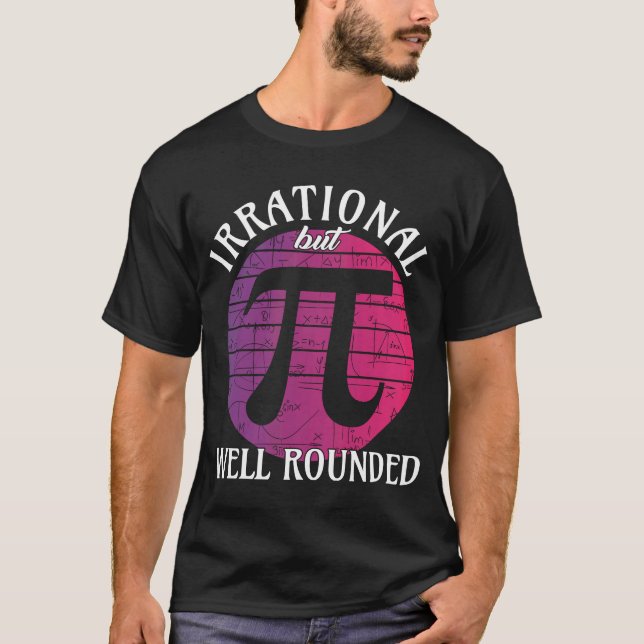 T-shirt Femmes de maths irrationnelles mais bien arrondies (Devant)