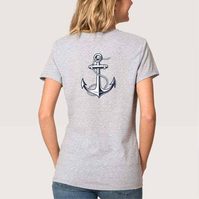 T-shirt Femmes de pêche sur mesure (Dos)