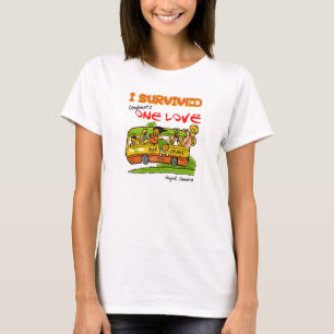 T-shirt Femmes de pièce en t de rampement de barre d'amou