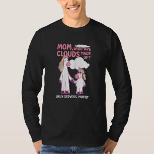 T-shirt Femmes De Quoi Sont Faites Les Nuages Linux Cloud