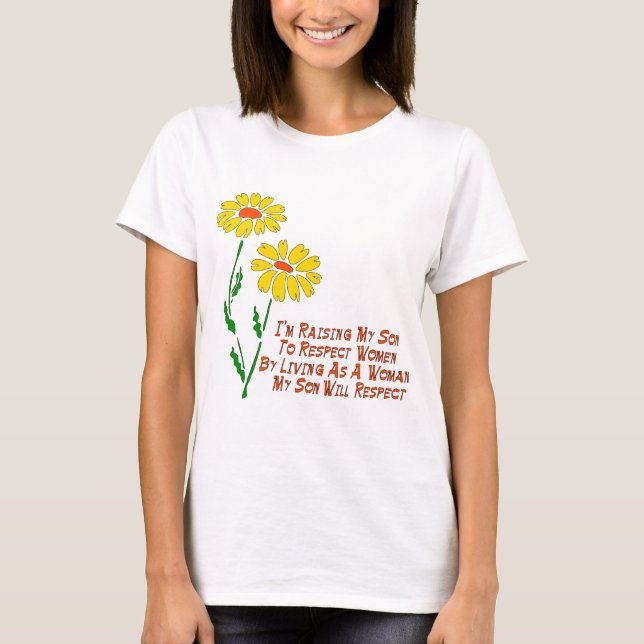 T-shirt Femmes de respect (Devant)