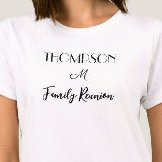 T-shirt Femmes de réunion familiale