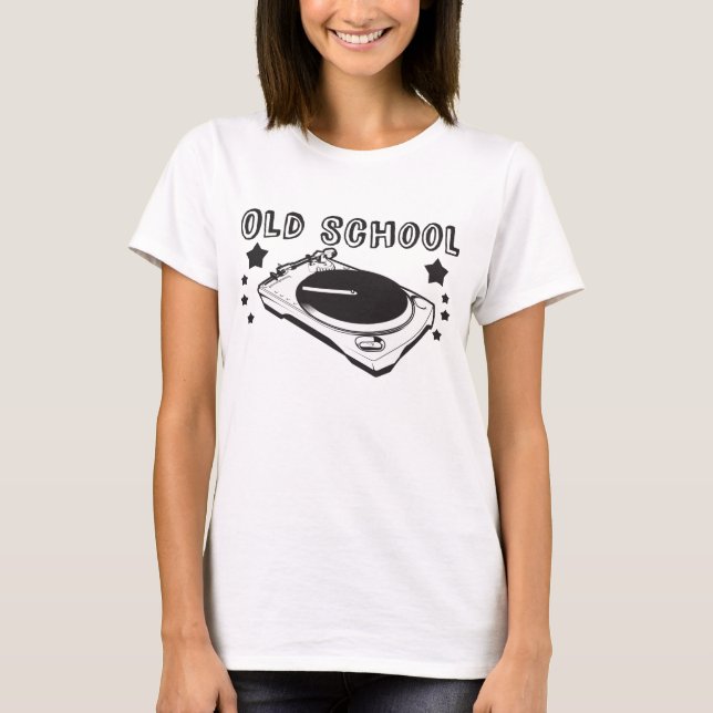 T-shirt Femmes de vieille école supérieures (Devant)