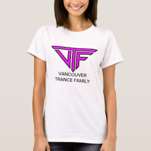 T-shirt Femmes de VTF (logo rose de frontière avec le