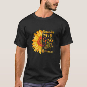 T-shirt Femmes Décembre Filles 1950 Chemise 70e anniversai
