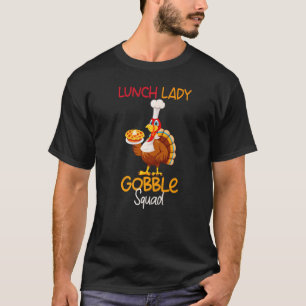 T-shirt Femmes Déjeuner Lady Gobble Squad Thanksgiving Tur