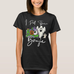 T-shirt Femmes d'Halloween J'Ai Mis Le Boo à Boujee