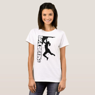 T-shirt Femmes d'impression de Bouldering