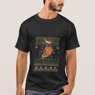 T-shirt Femmes Douleur moche Xmas Lumières Père Noël Ameri