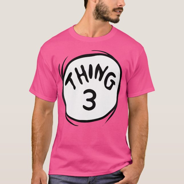 T-shirt Femmes Dr Seuss Thing 3 Emblème (Devant)