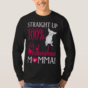 T-shirt Femmes droit 100% Chihuahua Momma T