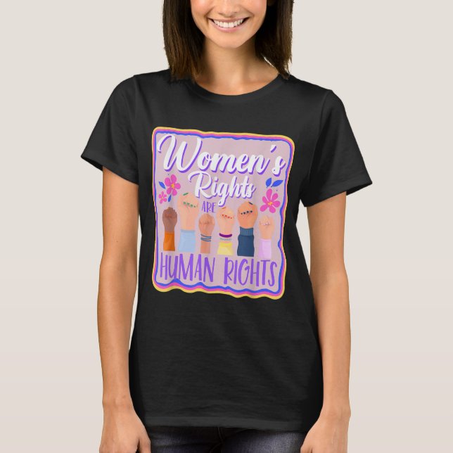 T-shirt Femmes Droits des femmes autonomisation des femmes (Devant)