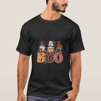 T-shirt Femmes Drôle Boo Sorcière Sipders Citrouilles Joye