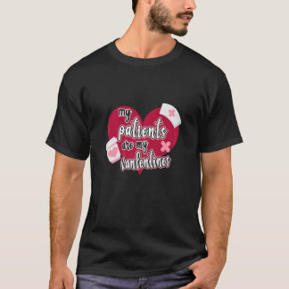 T-shirt Femmes Drôle Infirmières Citer Cool Valentines Day