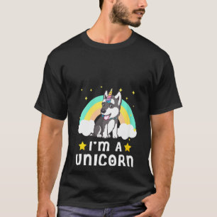 T-shirt Femmes Drôle Je suis Unicorne Chemises Sibérienne