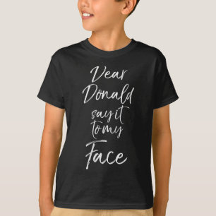 T-shirt Femmes Drôle Kamala Harris Cite Mignonne Cher Dona