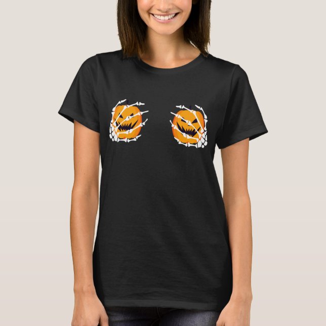 T-shirt Femmes drôles de Halloween (Devant)