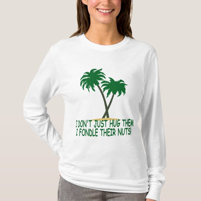 T-shirt Femmes drôles de hugger d'arbre (Devant)