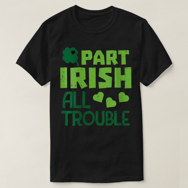 T-shirt Femmes en partie irlandaises tout problème drôle S (Design devant)