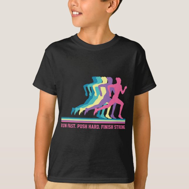 T-shirt Femmes en piste et coureur de terrain Motivational (Devant)