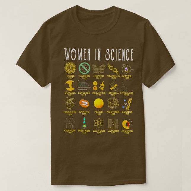 T-shirt Femmes En Science (Design devant)