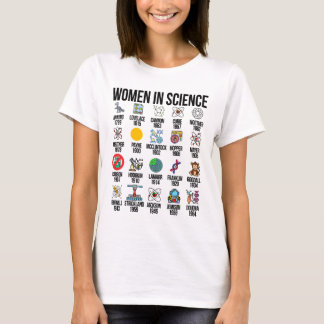 T-shirt Femmes En Science Chimiste Biologie Physique Scien