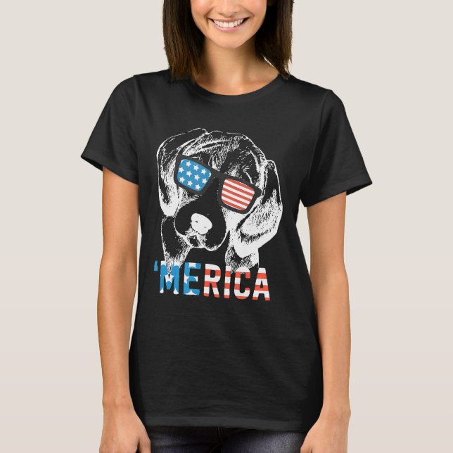 T-shirt Femmes Enfants Beagle Merica (Devant)