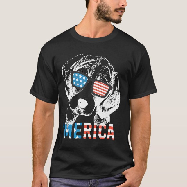 T-shirt Femmes Enfants Beagle Merica (Devant)