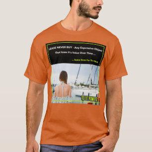 T-shirt Femmes et bateaux location ne pas acheter Red pill