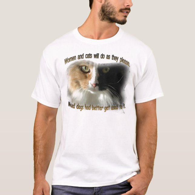 T-shirt Femmes et chats… (Devant)