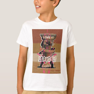 T-shirt Femmes et enfants La vie n'est pas juste ; habitue
