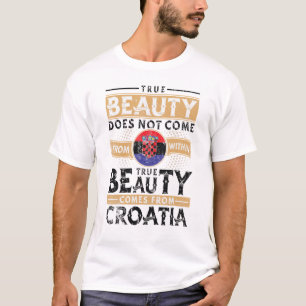 T-shirt Femmes Et Hommes Croates