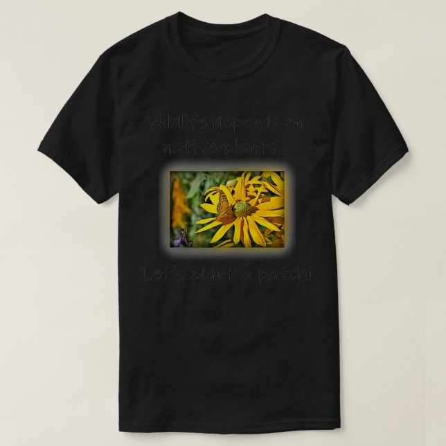 T-shirt Femmes Faisons plante un patch de plante natif (Design devant)