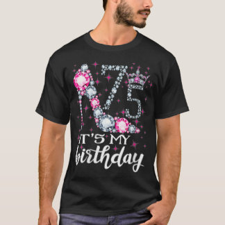 T-shirt Femmes Femmes 75 C'est mon anniversaire 1945 75E a
