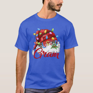 T-shirt Femmes Femmes Béni Gram Santa Hat Noël Li