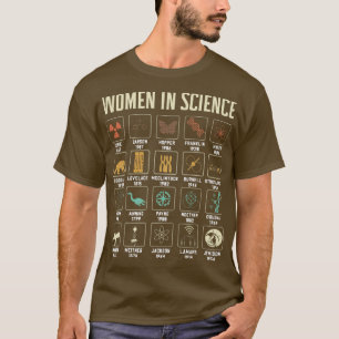 T-shirt Femmes Femmes En Sciences Design Biologie Chimie S