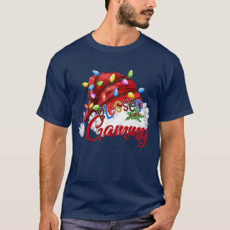 T-shirt Femmes Femmes Femmes Béni Gammy Père Noël Chapeau