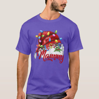 T-shirt Femmes Femmes Femmes Béni Mammifère Père Noël Chap