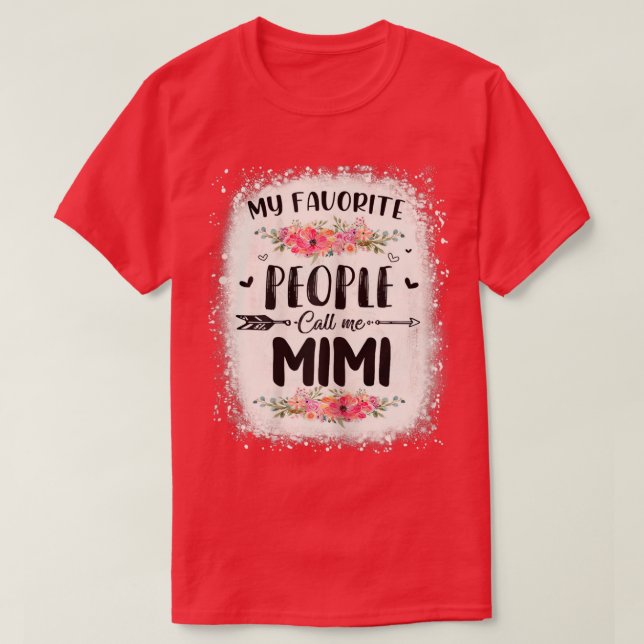 T-shirt Femmes Femmes Femmes Bleached Mes Favoris Les Gens (Design devant)